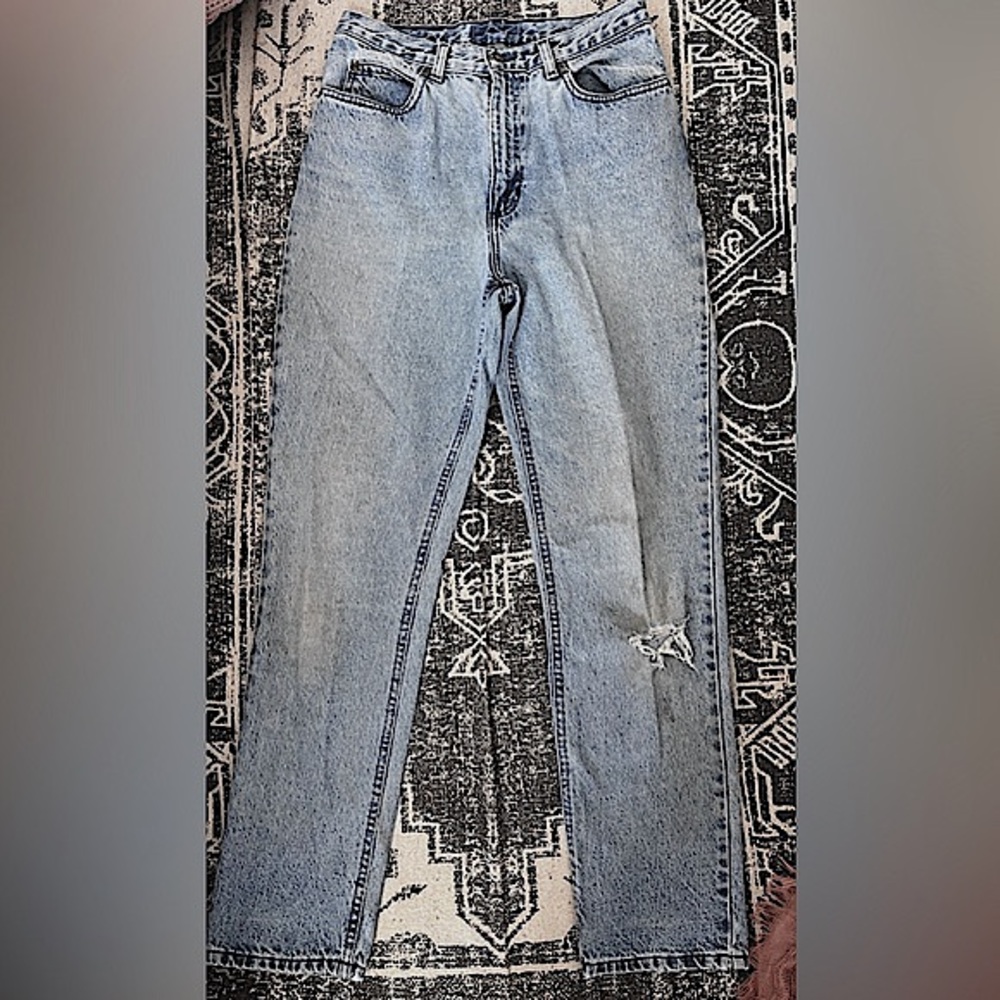 VTG Jones Sport Baggy Distressed Boyfriend Jeans: Size 8